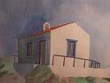 Porto Heli 4, 1995, Aquarell, 40x30
